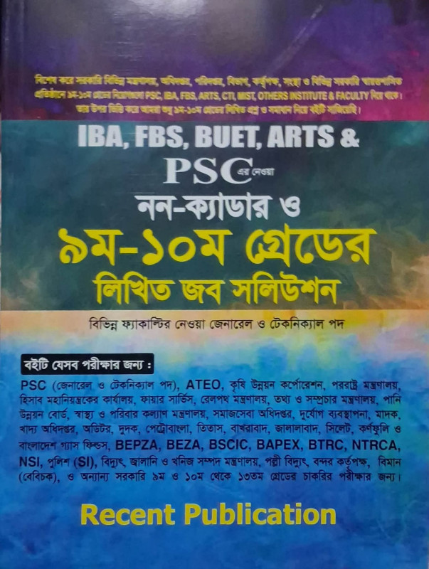 PSC Non-Cadre & 9-10 Grade Written Job Solution 2026 – Recent Publication | নন-ক্যাডার ও ৯ম-১০ম গ্রেড লিখিত পরীক্ষার পূর্ণাঙ্গ সমাধান