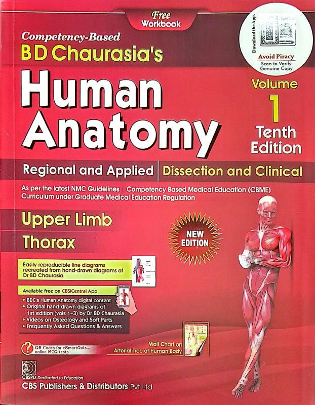 হিউম্যান অ্যানাটমি ৪ ভলিউম (Human Anatomy 4 Volume) : Human Anatomy 4 Volume Set
